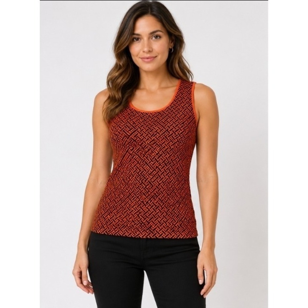 WOMAN TOP LAST TANGO USA SEAMLESS New Collection Sz M/L Excellent D30 Stretch
